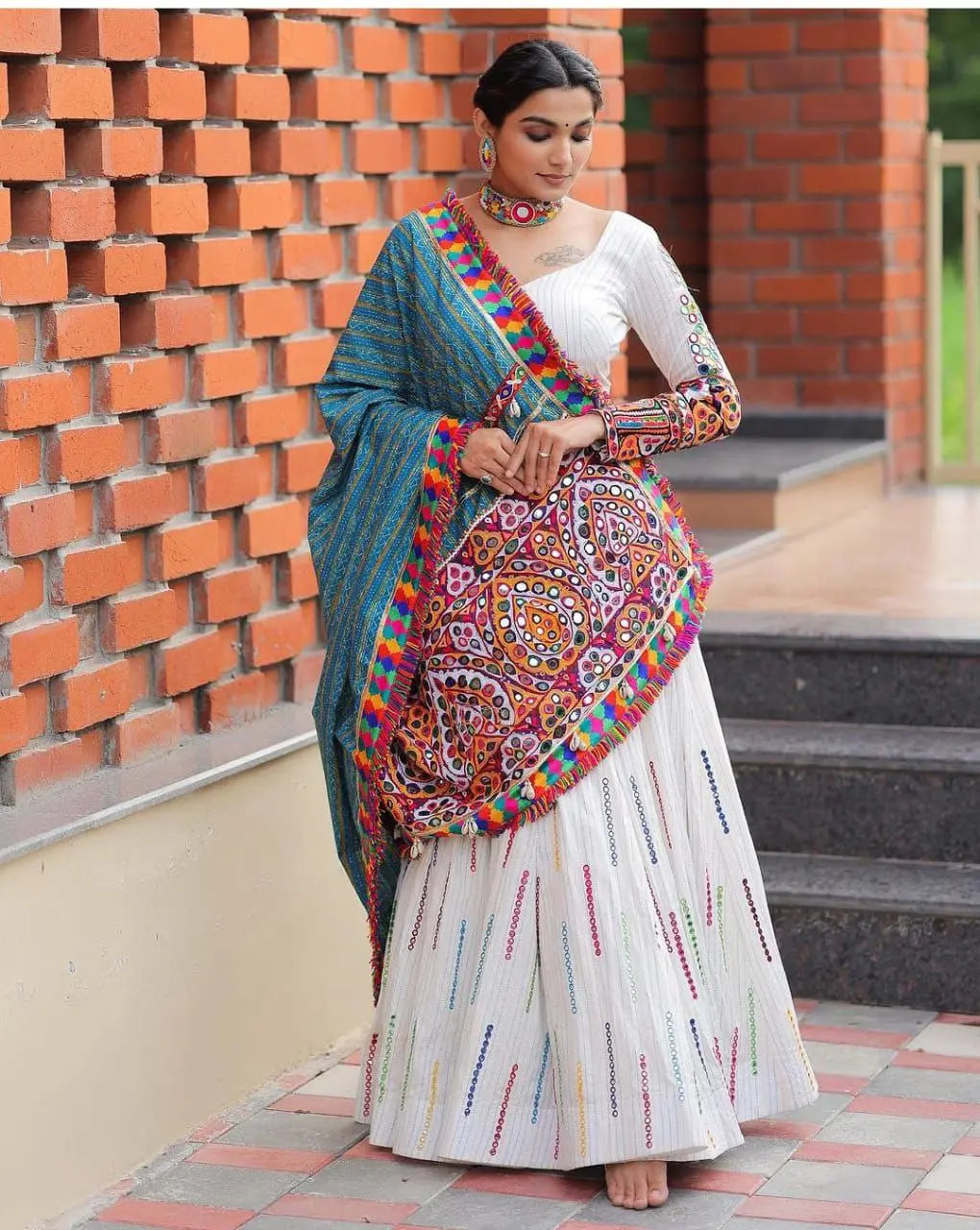 LEHENGA CHOLI WITH REAL MIRROR WORK NextBuy