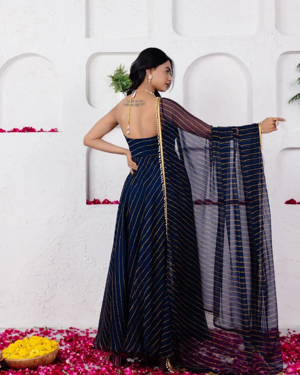 Digital printed Georgette Anarkali Suit With Huge Flair NextBuy
