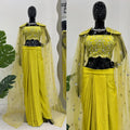Ready to Wear Dhoti Style With Srug and Unstich Choli NextBuy
