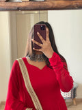 Elegant Fox Georgette Gown with Dupatta – 6 Colors & All Sizes NextBuy
