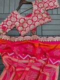 Embroidery Work Digital Print Lehenga Choli (Full Stitched) NextBuy