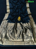 Pure Silk Saree With Pure Gold Jari Wewing Work With Running Blouse - NextBuy