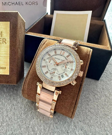 Michael Kors MK5774 Luxury and White Gold Stylish Watch for Women NextBuy
