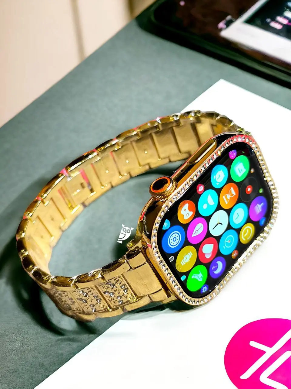 Watch Series 9 with Diamond Bezel, Full HD Display & BT Calling