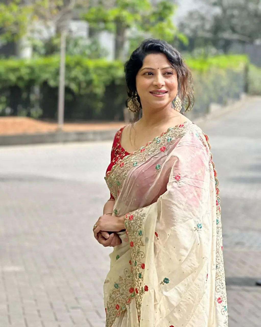 Soft Rich Tebby Organza Silk Saree NextBuy