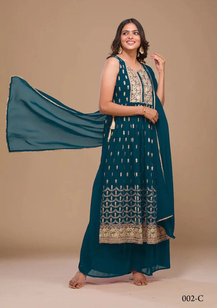 Embroidered Salwar suit NextBuy