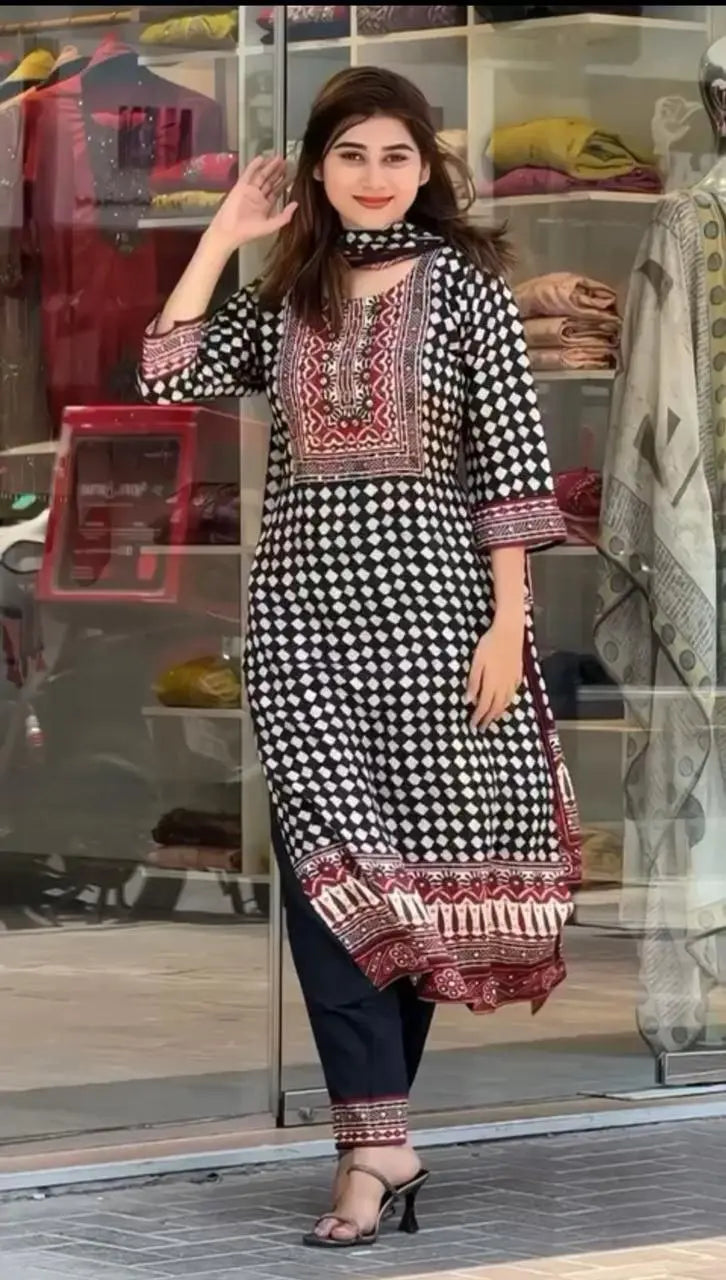 Kurti Suit Set Seems To Be A Party Wear Outfit NextBuy