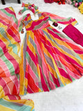 Gown - Pent Dupatta Set Fully Stitched Ready To Wear NextBuy