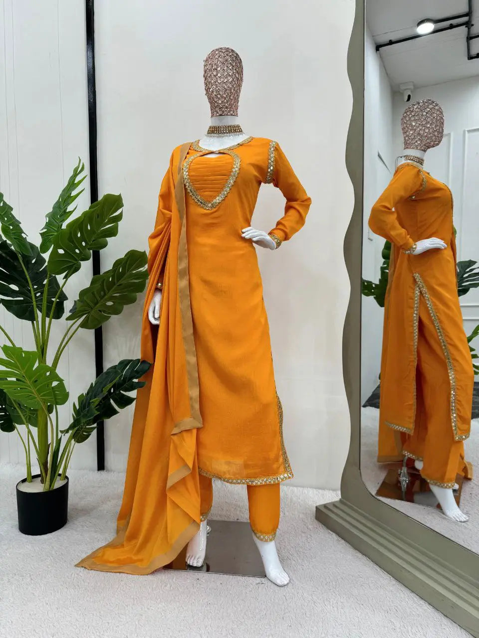 CHINNON SILK THREAD SEQUENCE WORK KURTI NextBuy