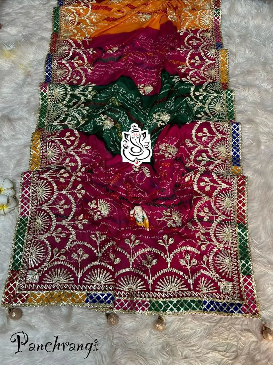 Traditional Bandhej Saree NextBuy