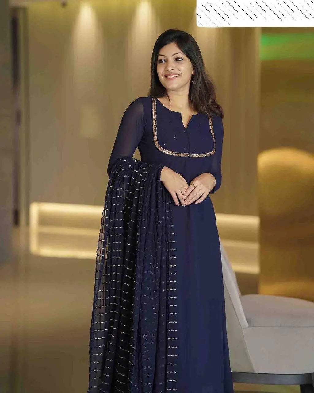 ANARKALI GOWN-BOTTOM WITH DUPATTA NextBuy