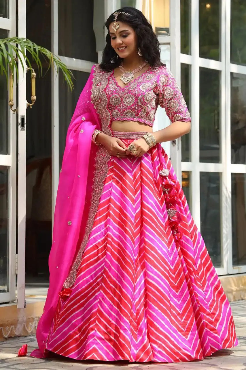 Embroidery Work Lehenga Choli (Full Stitched) NextBuy