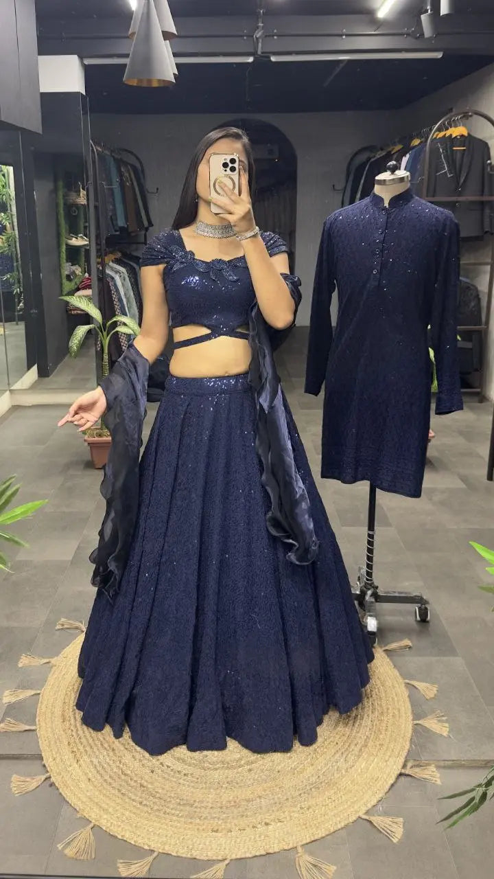 Cinderella Sequence Lahenga (Full Stitched) NextBuy