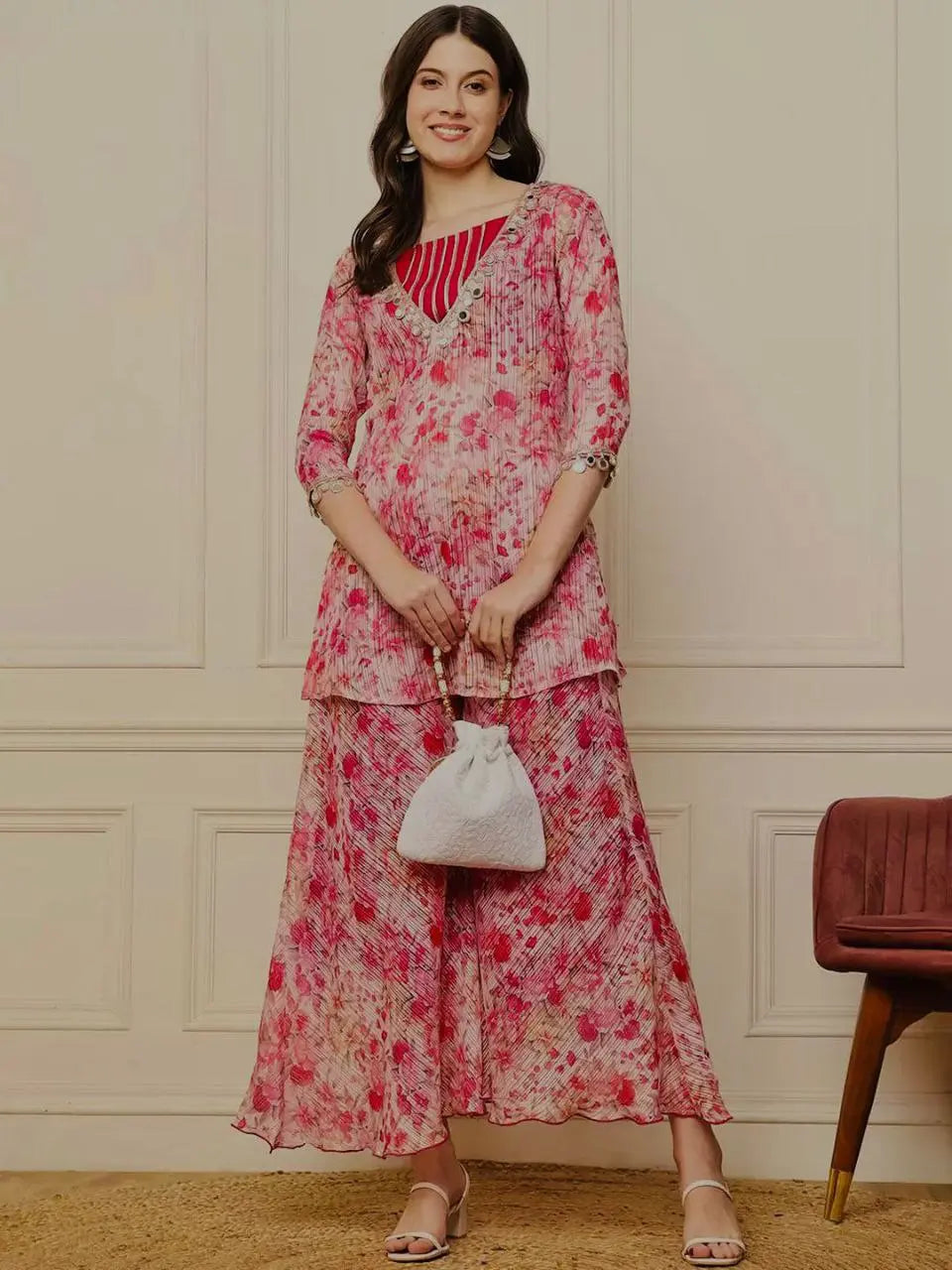 PARTY WEAR BLOUSE SUIT SET NextBuy