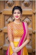 Kanjiveram Silk zari Half Saree Now In Trend NextBuy