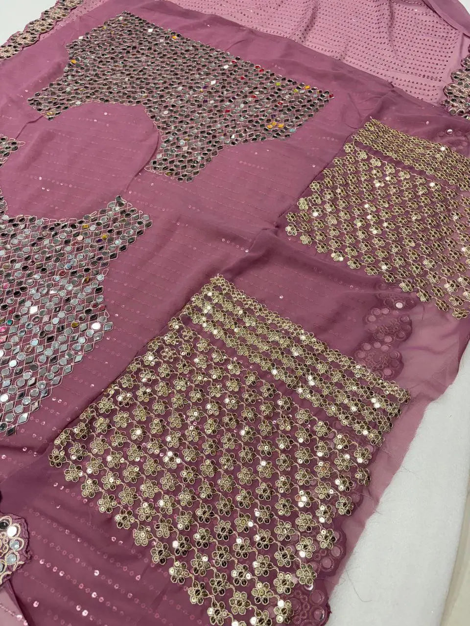 Beautiful Real Mirror Work Saree Collection – A Perfect Blend of Tradition and Luxury NextBuy
