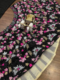 Launching 4 Meter Flared Double Sequins Work – Party Wear Lehenga NextBuy