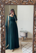 Elegant Fox Georgette Gown with Dupatta – 6 Colors & All Sizes NextBuy