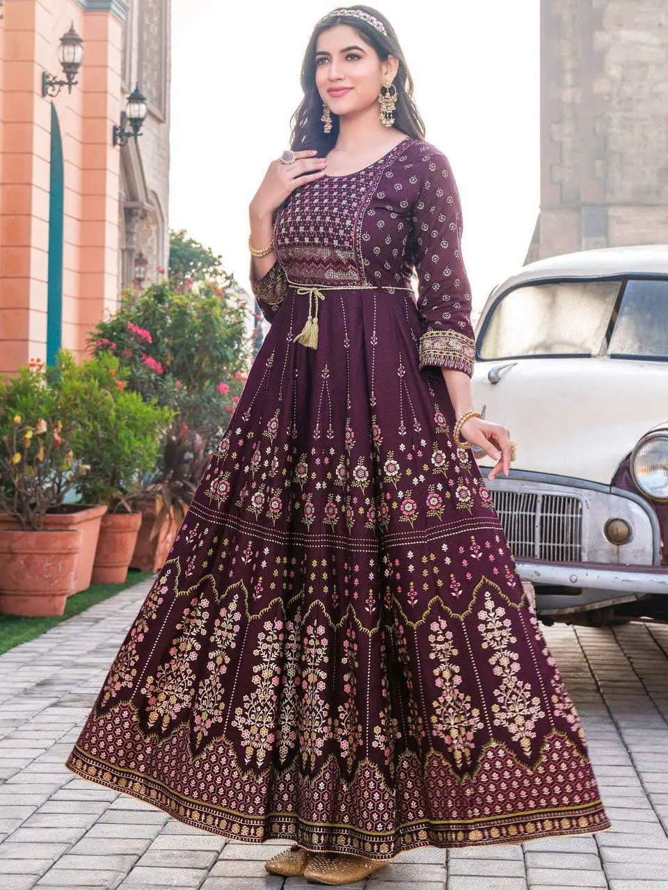 Beautiful Long Anarkali Gown Kurti Glam NX NextBuy