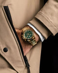 Rolex Cosmograph Daytona Green Dial with Gold Ring – Premium Mechanical Chronograph Watch for Men NextBuy