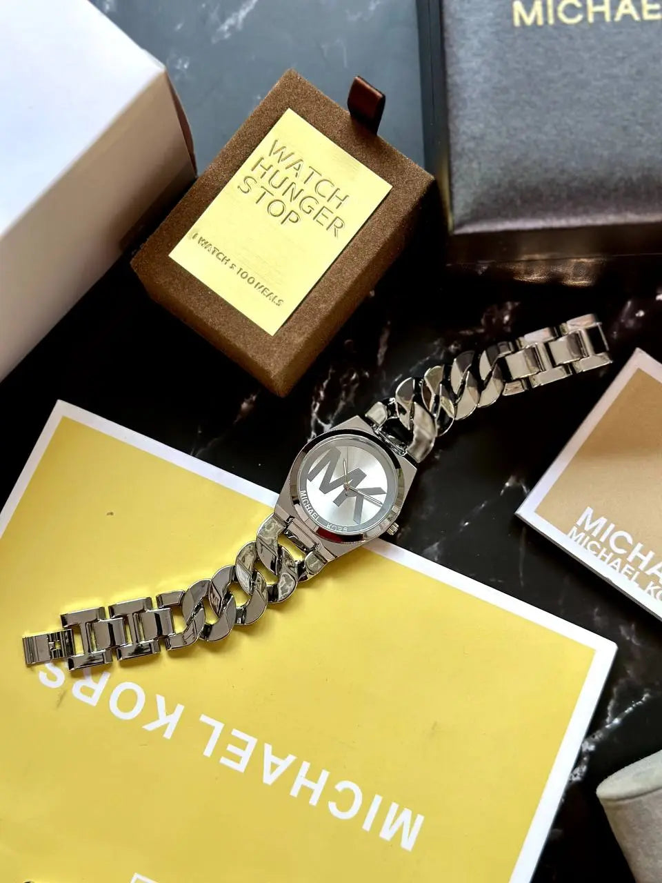 Michael Kors MK4564 Women's Luxury Watch – A stylish silver timepiece with 7AA premium quality craftsmanship, designed to add elegance and sophistication to any outfit.