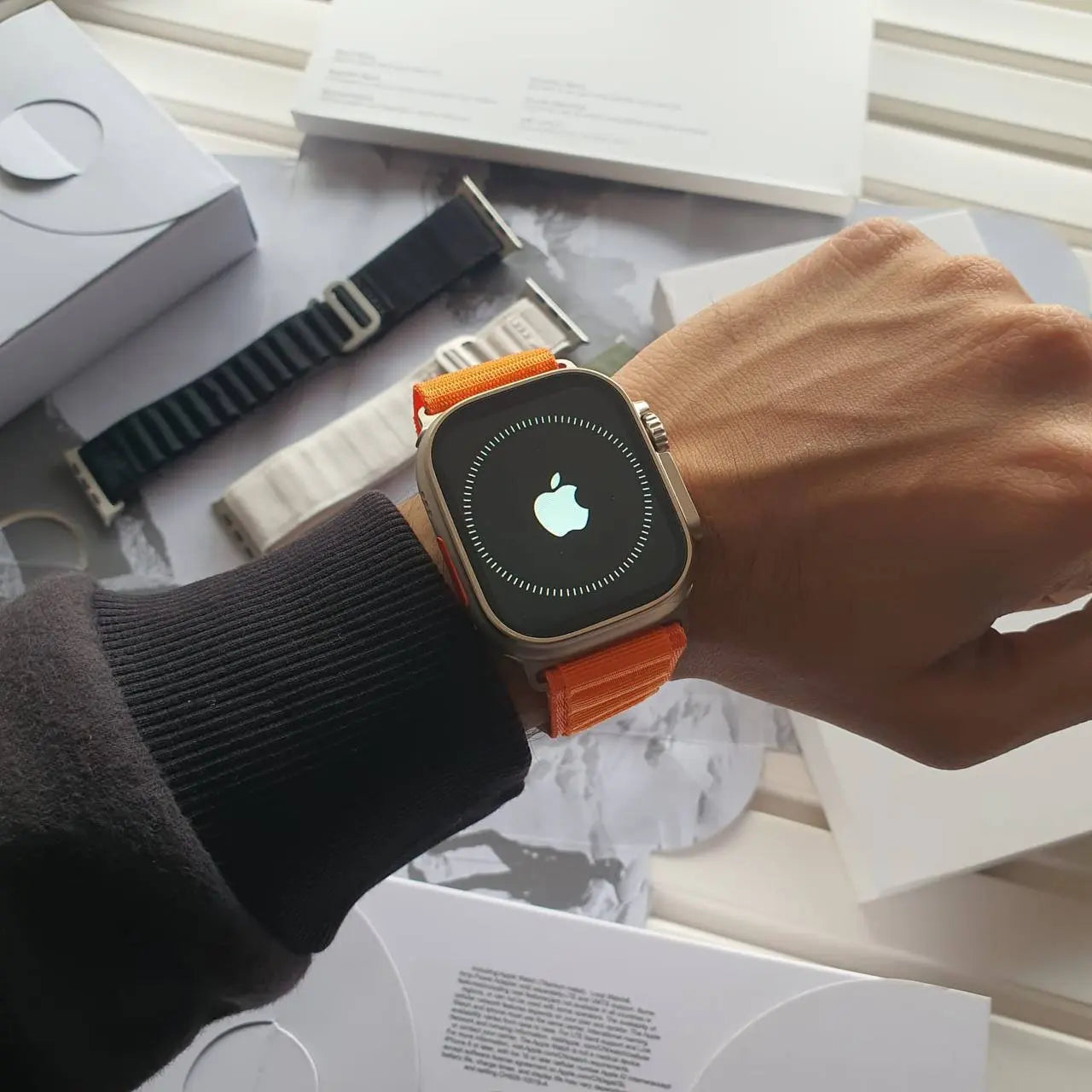 Ultra2 49MM Smartwatch with Titanium Case – Designed for performance, this smartwatch combines a titanium case, sharp HD display, and comprehensive fitness tracking capabilities.