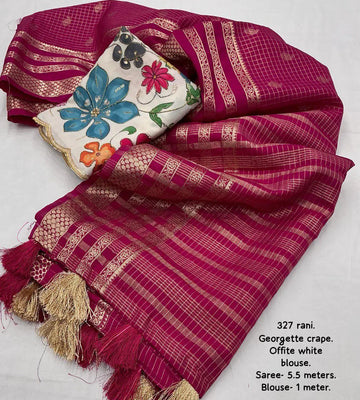 Soft Pethani Silk Saree With Gold Zari Weawing Design And Meenakari Weawing Rich NextBuy
