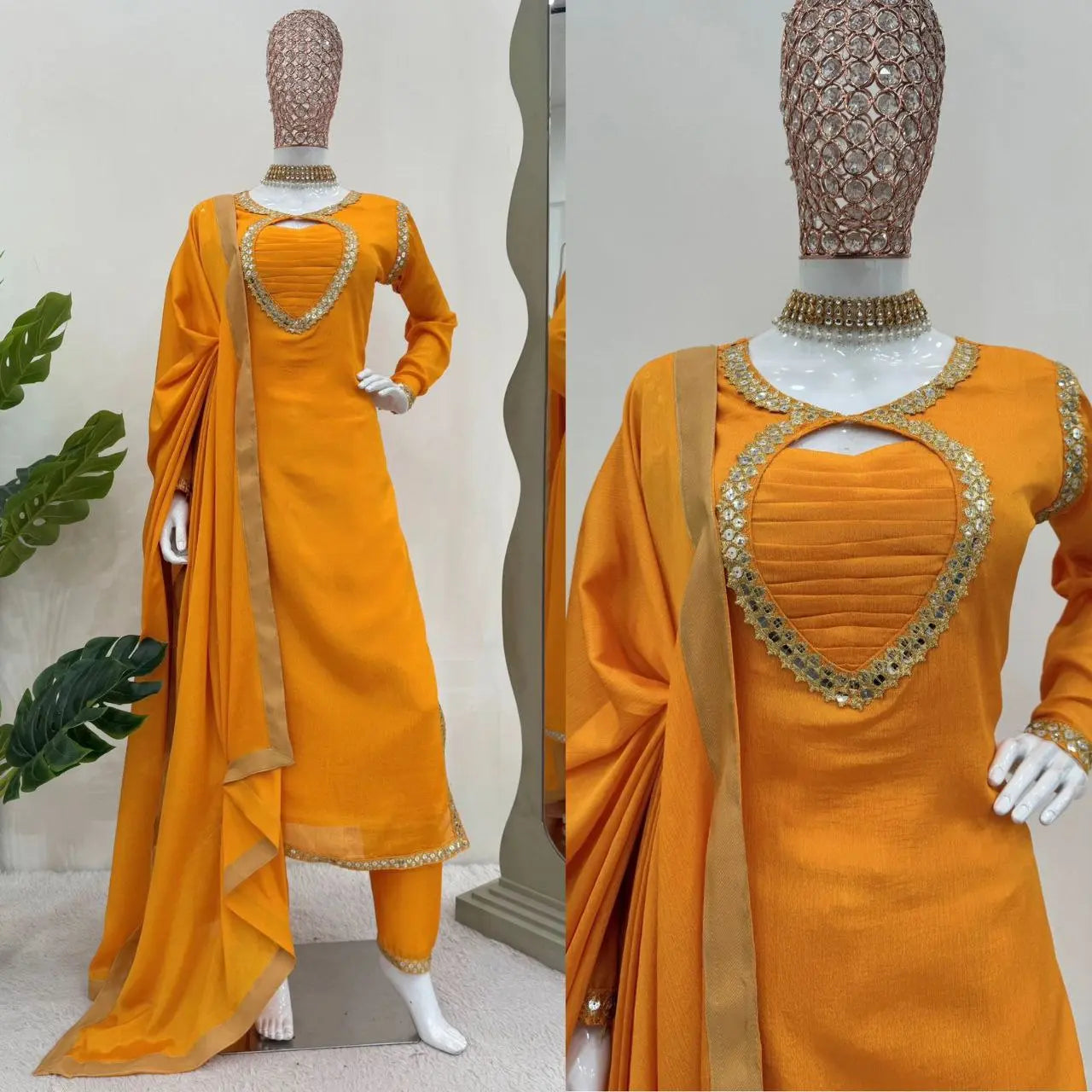 CHINNON SILK THREAD SEQUENCE WORK KURTI NextBuy