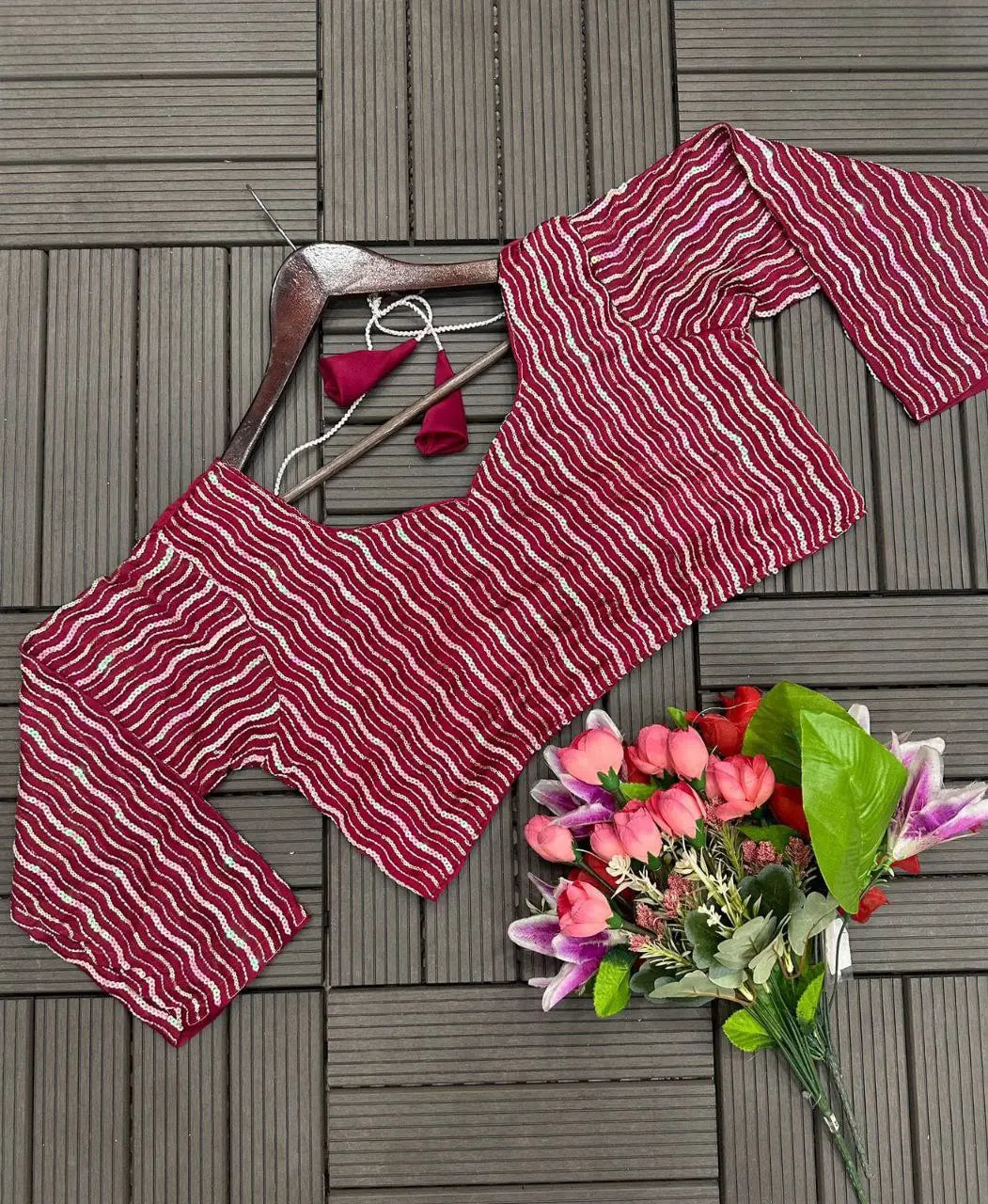 DESIGNER PARTY WEAR LAHENGA WITH STICH BLOUSE WITH EMBROIDERY CODING WORK (FULLY STICHED) NextBuy
