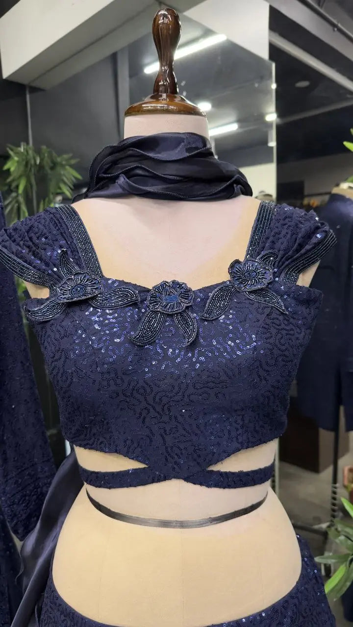 Cinderella Sequence Lahenga (Full Stitched) NextBuy