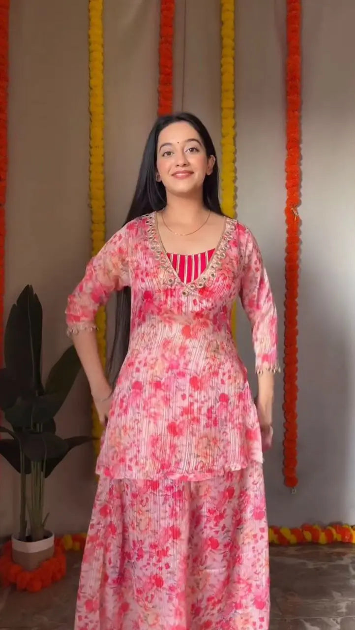 PARTY WEAR BLOUSE SUIT SET NextBuy