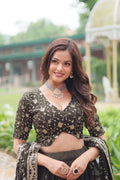 Exquisite Designer Rangoli Silk Lehenga Choli with Dupatta NextBuy