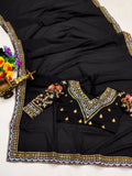 Heavy Georgette Embroidered Sequins Work Sari with Blouse – A Perfect Blend of Elegance and Style NextBuy