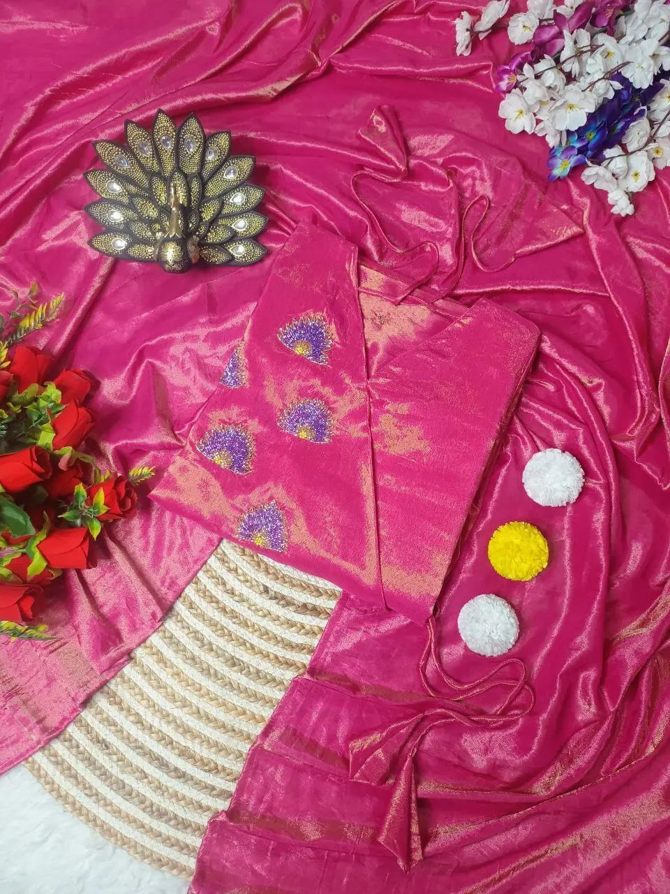 Introducing Our Super Hit Collection: Designer Hand Work Coat Style Tissue Silk Gown with Dupatta – A Beautiful Blend of Elegance and Charm for Weddings and Festivals NextBuy