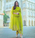 Elegant Designer Embroidered Anarkali Gown NextBuy