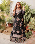 Heavy Faux Georgette Eid Sharara Set with Silk Inner