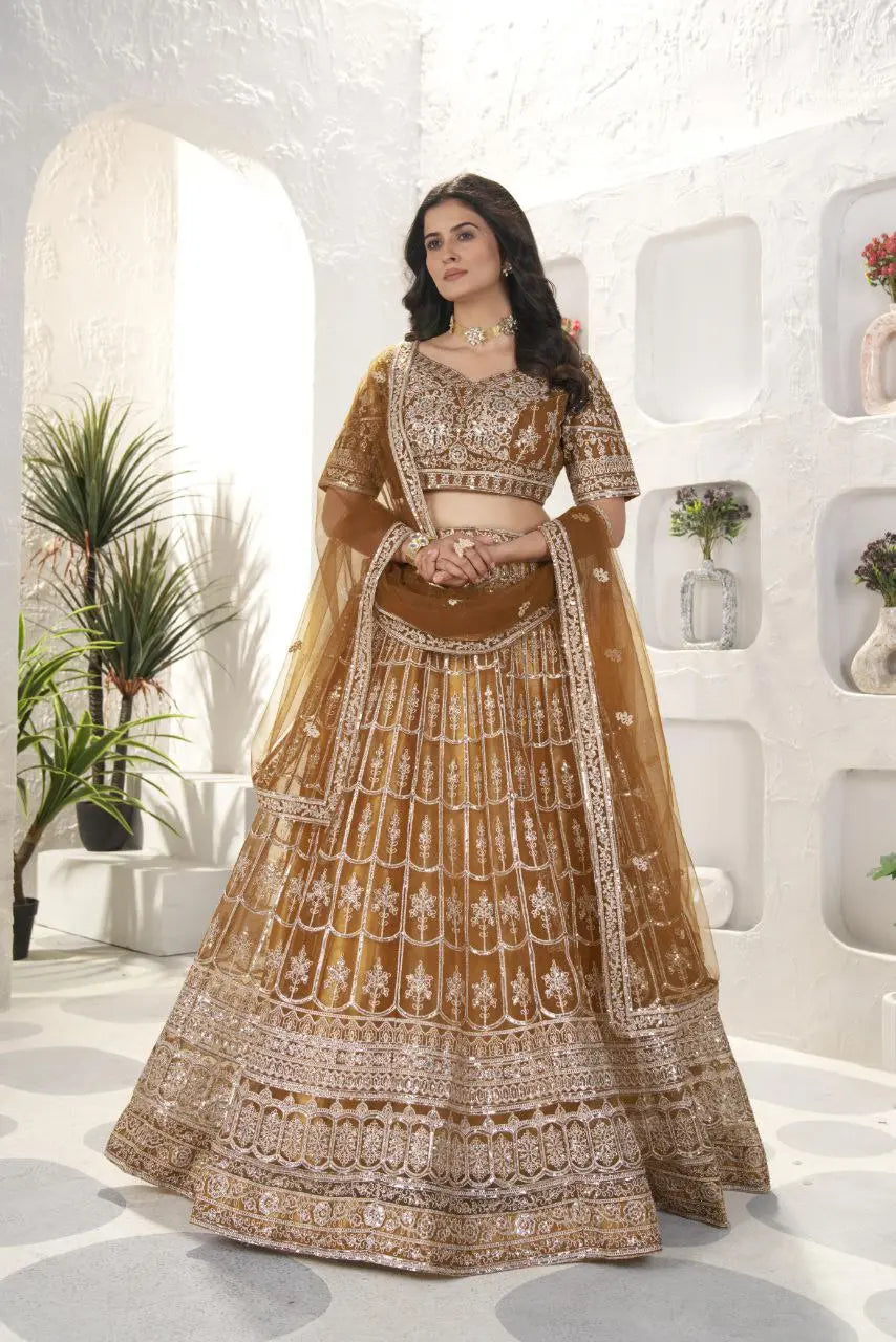 Premium Fashion Lehenga with Embroidery Sequence and Dupatta