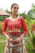 Premium Patola Silk Saree – Beautiful saree with unique texture and traditional Patola print.