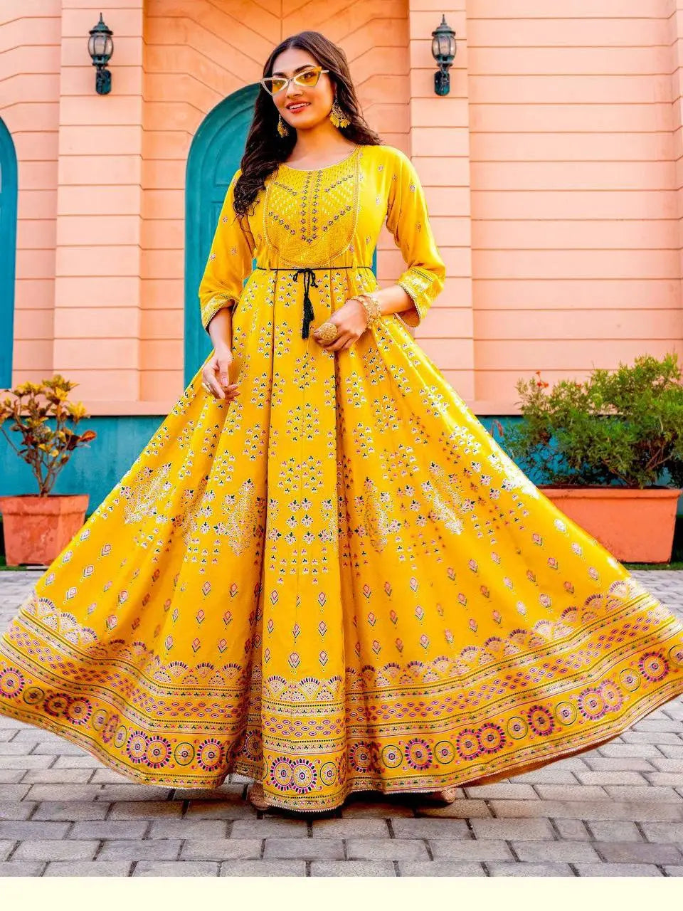 Beautiful Long Anarkali Gown Kurti Glam NX NextBuy