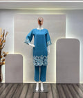 DESIGNER EXCLUSIVE NEW HEAVY CHINON FABRIC WITH EMBROIDERY WORK CO-ORDSETS NextBuy