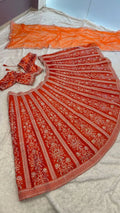 The Traditional Elegance And Modern Style The Vibrant Color Lehenga NextBuy