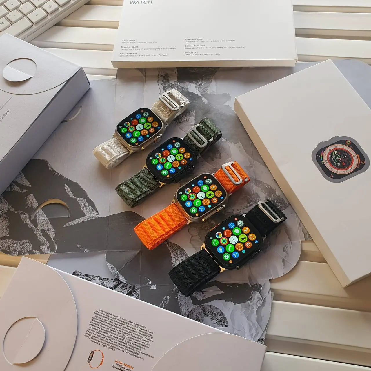 Ultra2 49MM Titanium Smartwatch – A durable and stylish smartwatch with an HD display, fitness tracking, and a lightweight titanium case for maximum comfort and performance.