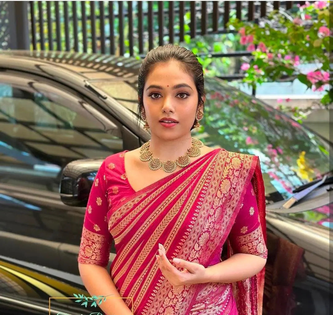 SOFT LICHI SILK SAREE NextBuy