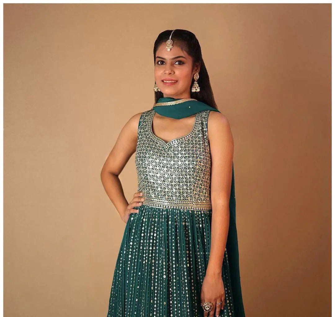 DESIGNER PARTY WEAR GOWN WITH DUPATTA NextBuy