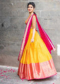 Kanjiveram Silk zari Half Saree Now In Trend NextBuy