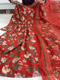 Voluminous Anarkali Suit Set - Pure Cotton 60/60 | Showroom Quality NextBuy