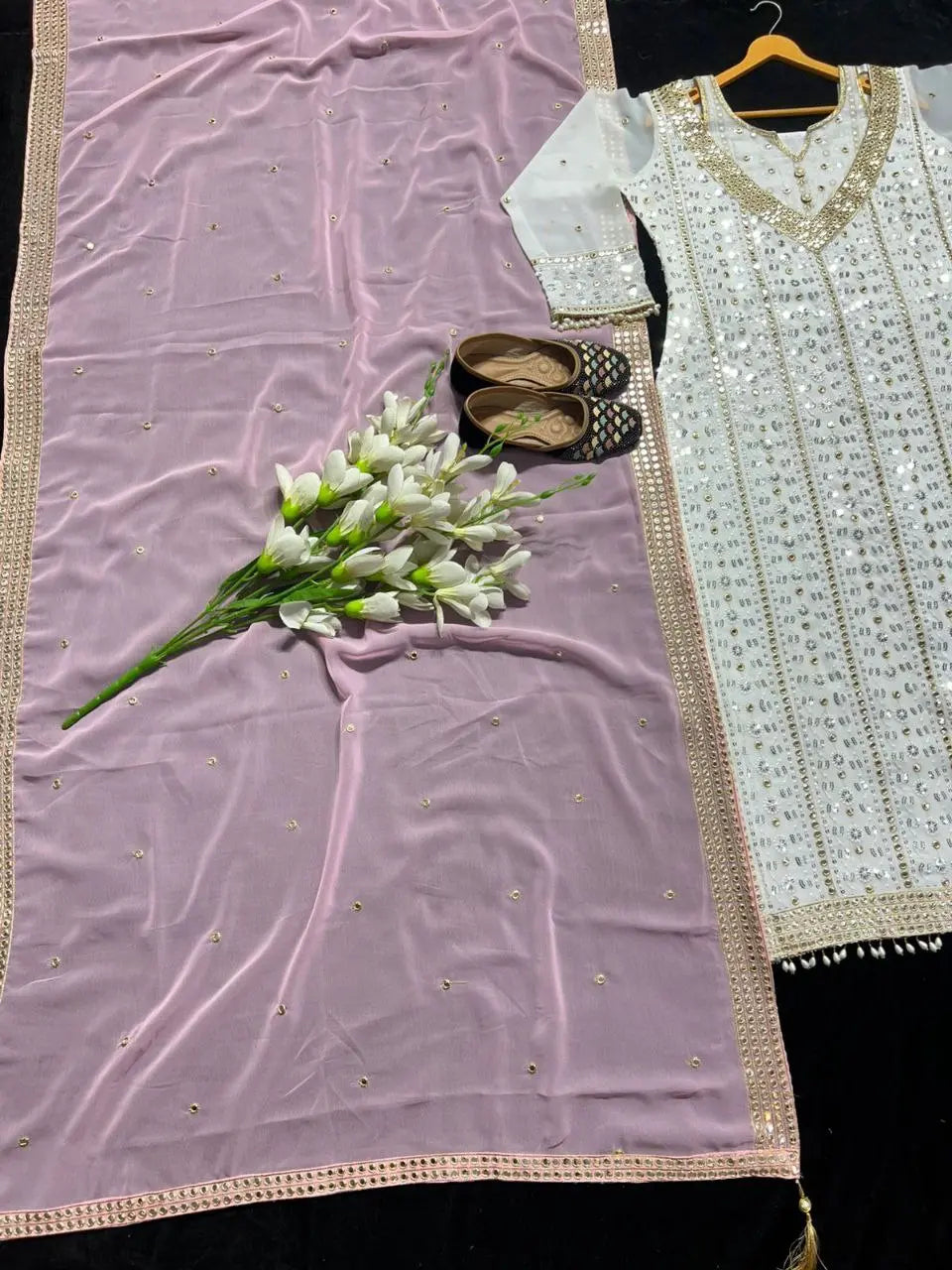 Summer Special Designer Party Wear Long Pakistani Suit - Fancy Embroidery & Sequence Work NextBuy