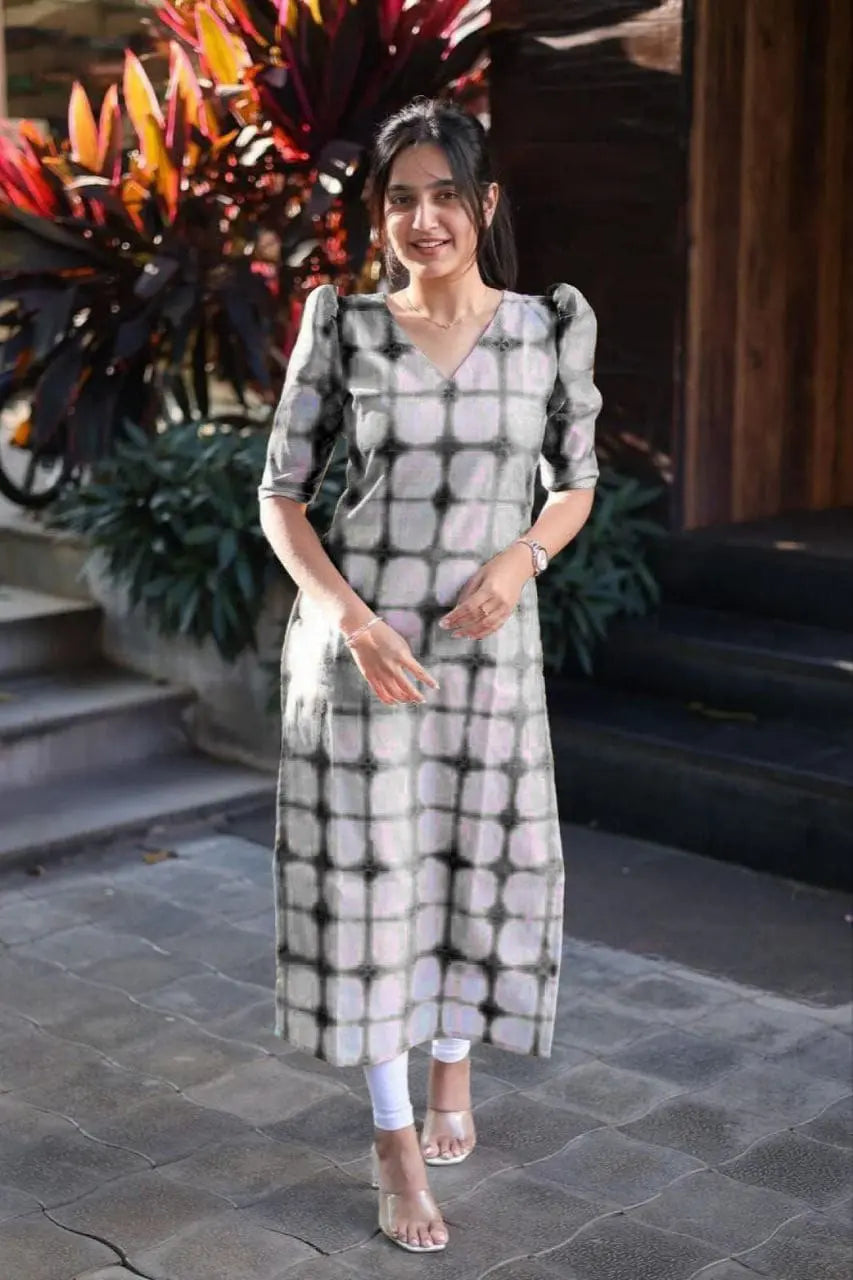 Hot Selling Kurti - Heavy Slub Rayon with Digital Print NextBuy