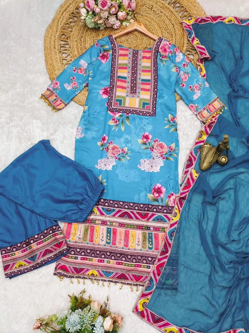 GORGEOUS SATIN KURTI OUTFIT NextBuy
