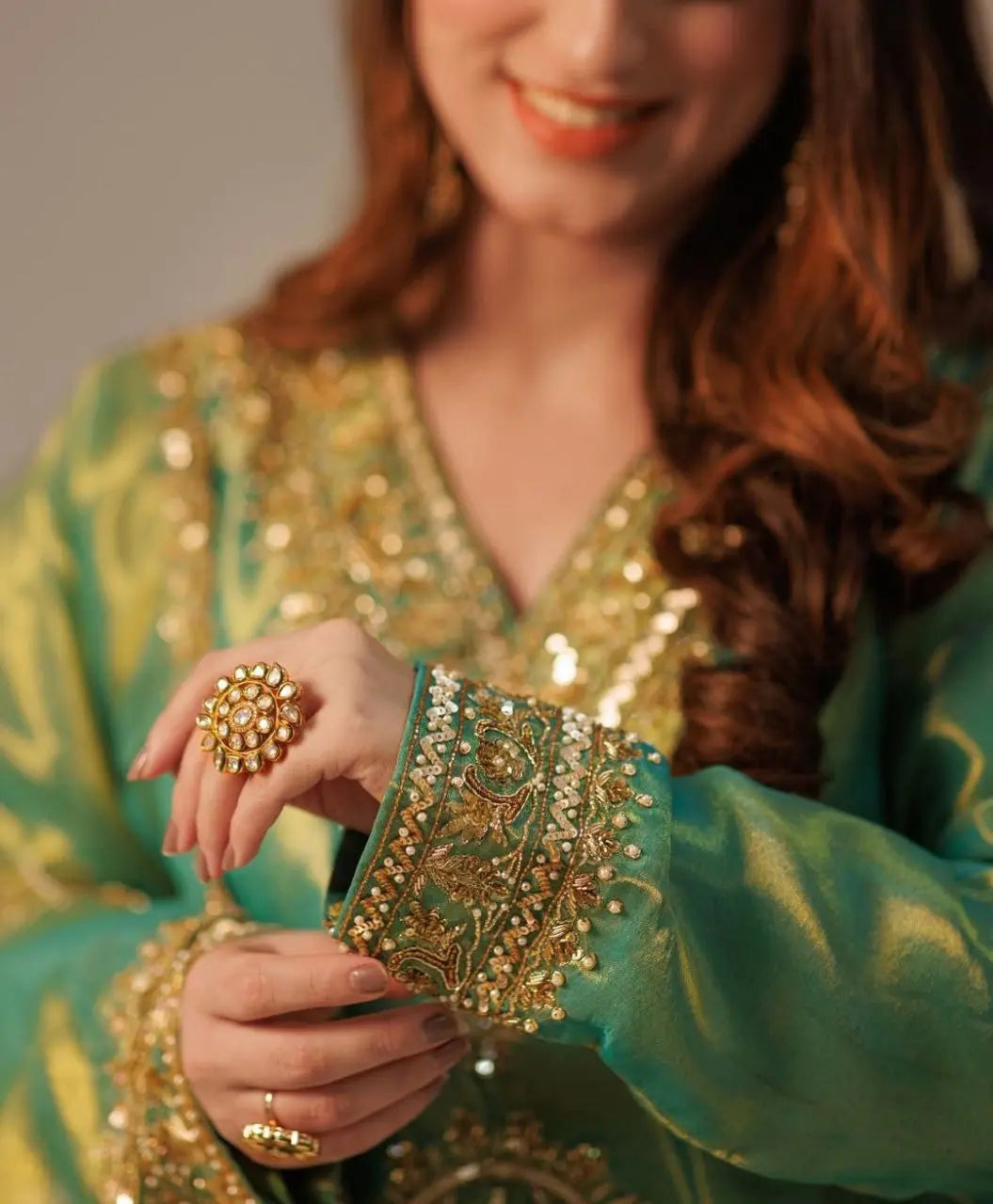 Embroidered Top, Palazzo Pants, and Dupatta Set NextBuy